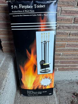 FREE Fireplace Toolset 5 pieces brand new