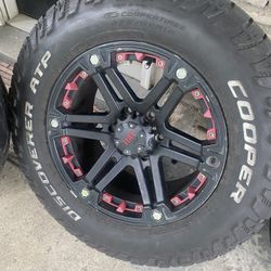 Tuff 18” Rims 6 Lug —Bolt pattern 6x5.5 —6X139.7mm