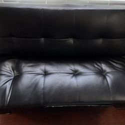 leather sofa bed