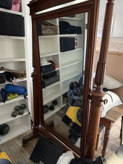 Italian Floor Mirror Swivel