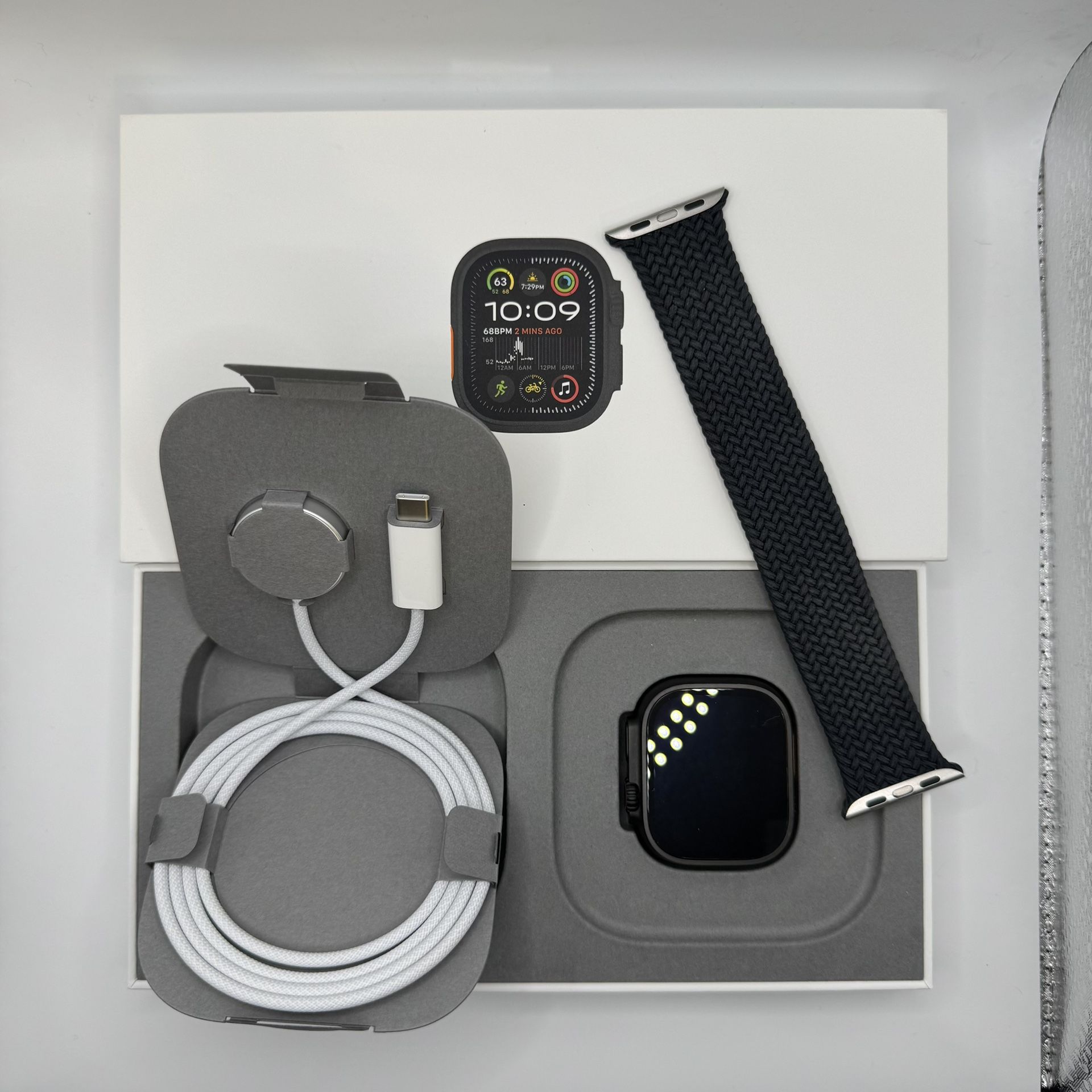 Mint Apple Watch Ultra 2 Black With Solo Loop, No Trades