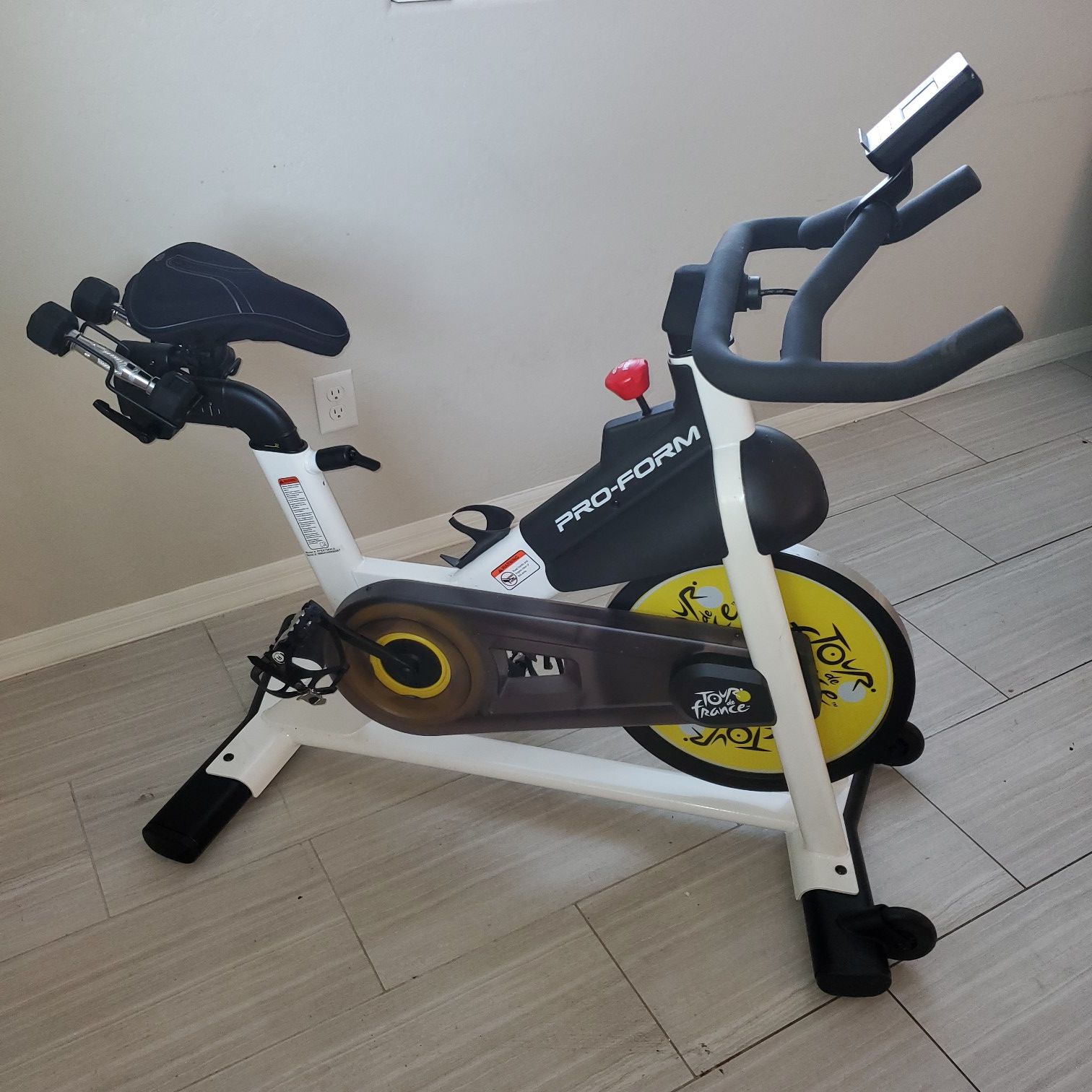 proform tour de france clc indoor exercise bike review