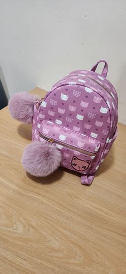 Purple Cat Backpack