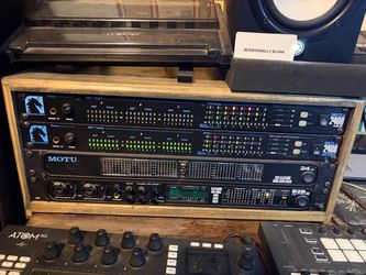 MOTU units and 4 unit rack