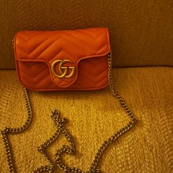 Beautiful Crossbody Small Bag, New , Orange 