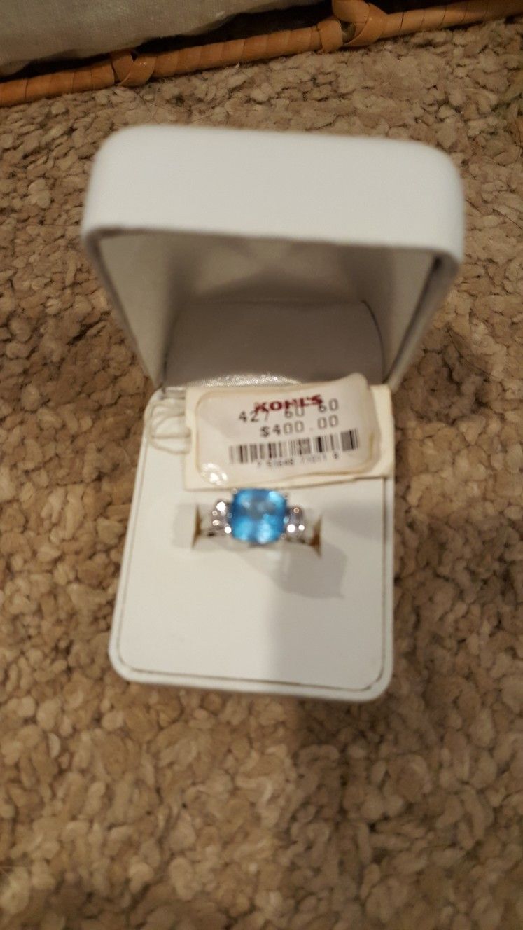 Ring Blue Topaz