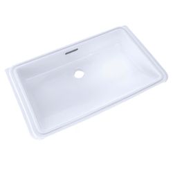TOTO Lt191G#01 Lavatory Undercounter 20-1/2 Inch X 12-3/8 Inch With Sanagloss, Cotton, Cotton White New