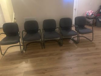 5 All Occasions Padded Chairs with  Arms