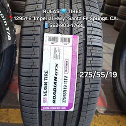 275/55/19 NEXEN ROADIAN GTX •Brand new tires / Llantas nuevas ¤ DM 📞 for a Quote. 