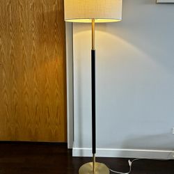 61” Floor Lamp Coated Metal Pole Floor Lamp Used Look Like New