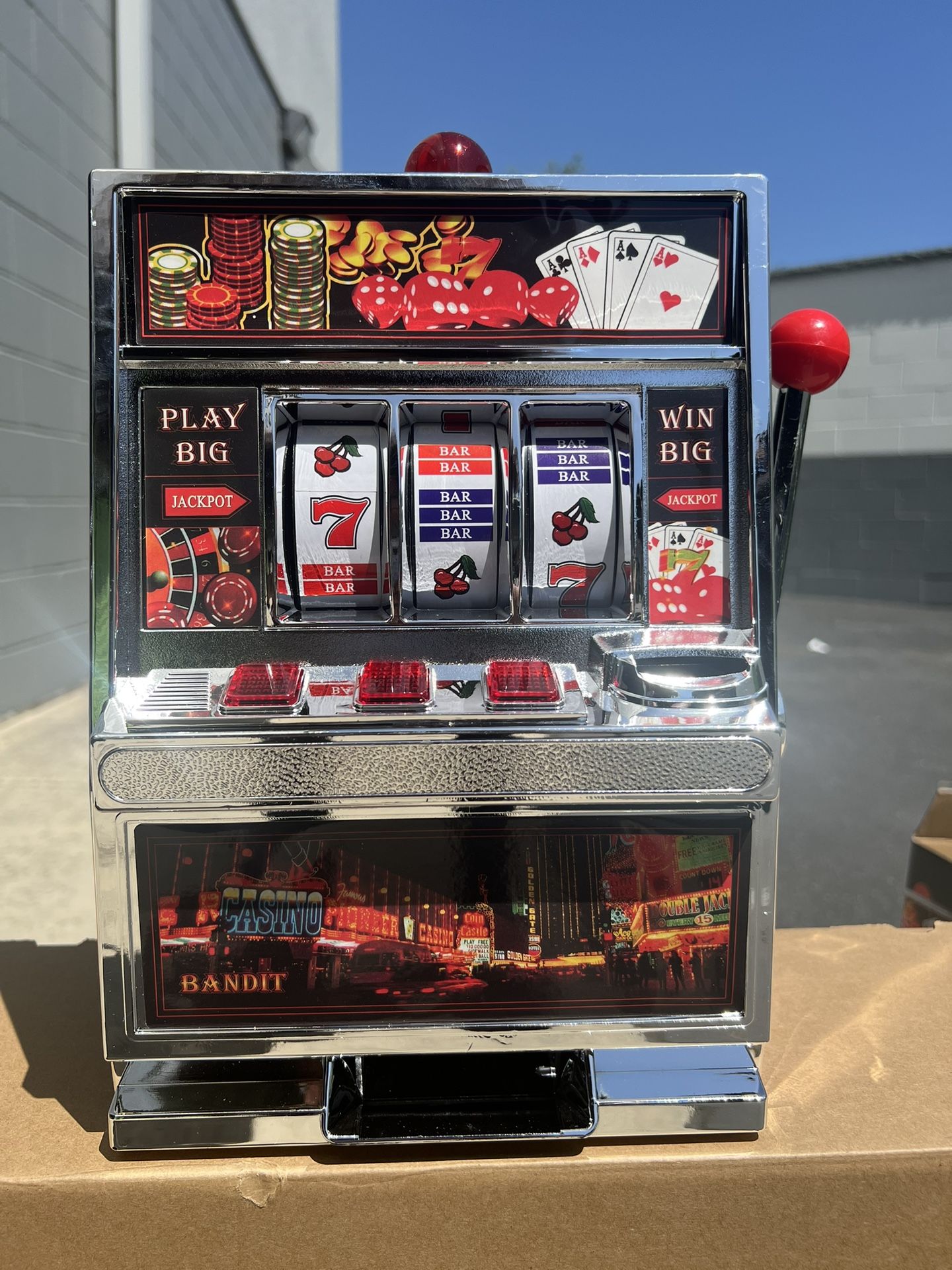 Casino Slot Machine Piggy Bank