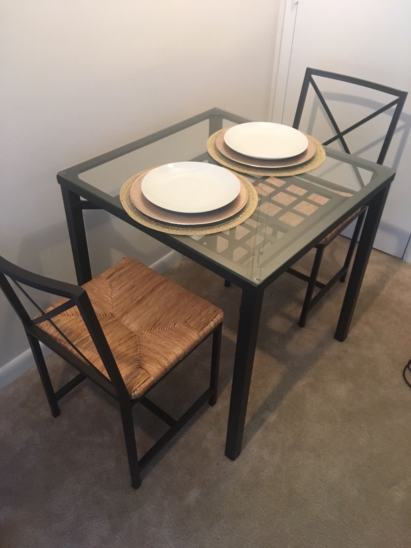 Dining room table and chairs