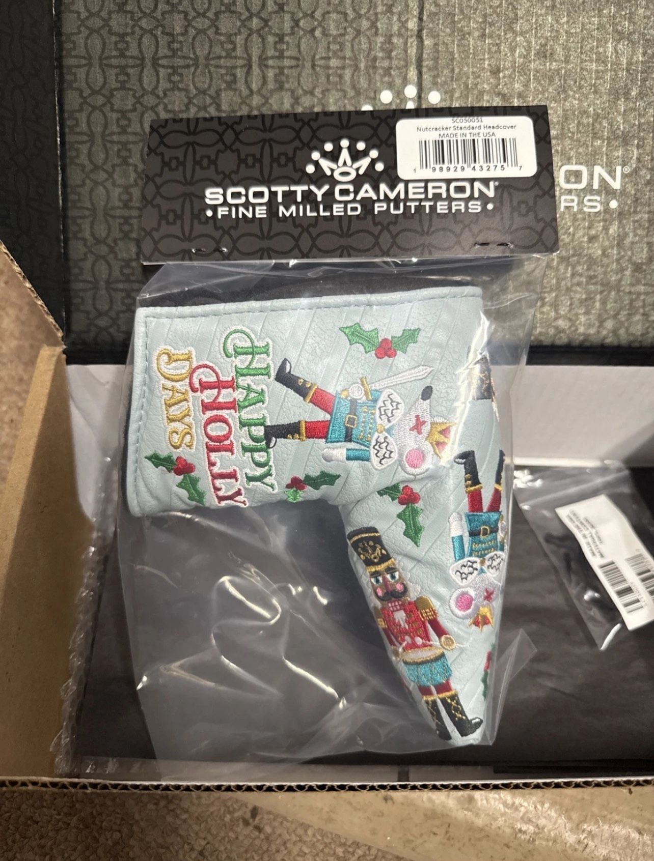 Scotty Cameron 2025 Holiday Nutcracker Head Cover