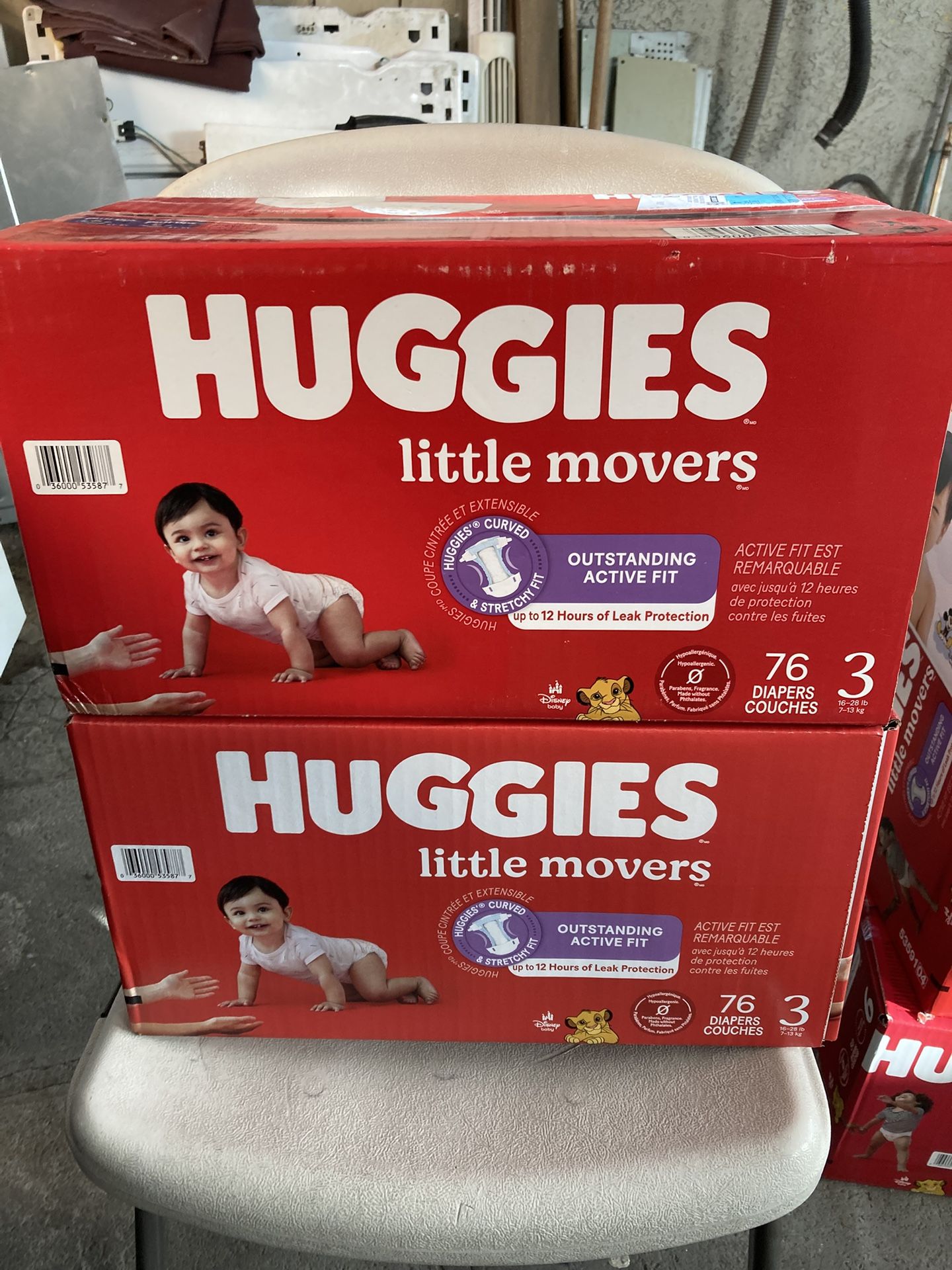 HUGGIES SIZE 3 152 pañales