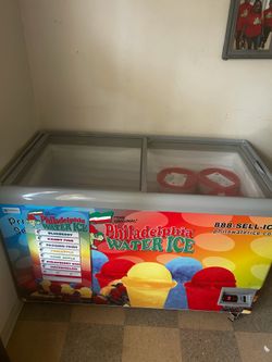 Philadelphia Water Ice Commercial Chest Freezer