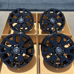 17” Toyota Tacoma OEM Wheels Gloss Black