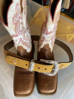 Ariat Boots And Belt