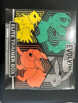 Pokemon Sword & Shield Evolving skies Elite trainer box
