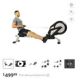 Sunny Health & Fitness SF-RW5623 Air Rowing Machine Rower
