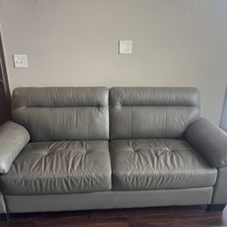 Top Grain Leather Couch