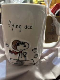Rae Dunn Snoopy Flying Ace Mug