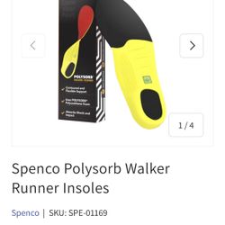 Spenco Arch Support Insoles Brand New 