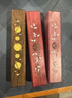 Wild Earth Dice Vault - D&D / TTRPG Dice Box for 7-Piece Set - Purpleheart Floral Starlight
