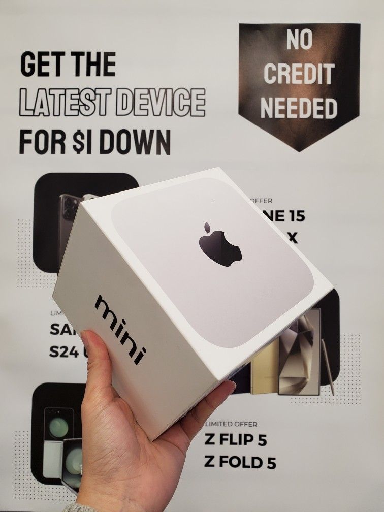Apple Mac Mini M4 Chip Desktop Brand New - $1 DOWN TODAY, NO CREDIT NEEDED - WARRANTY INCLUDED