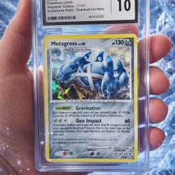 🏆 POP 1 CGC GEM MINT 10 Metagross – 2009 Cracked Ice Holo (ONLY ONE) 🏆