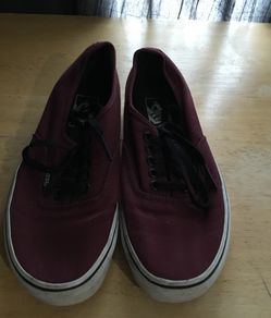 Maroon Burgundy VANS
