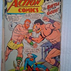 Action comics the battle of the gods with superman