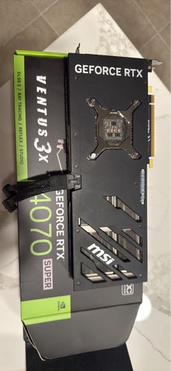 MSI GeForce RTX 4070 Super Ventus 3X Graphics Card