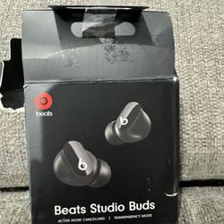 NEW Beats by Dr. Dre Studio Buds Wireless Earbuds - Black COLOR  (‎MJ4X3LL/A) 
