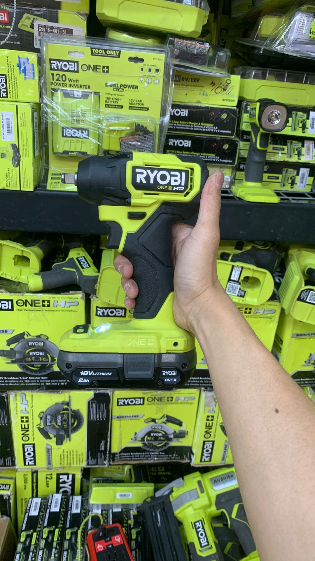 Ryobi 18v HP Brushless Speed Impact With Battery