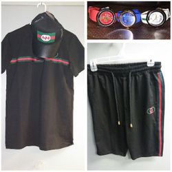 Gucci Short Set & Watch