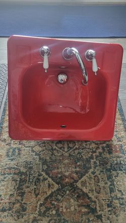 Beautiful Red Sink