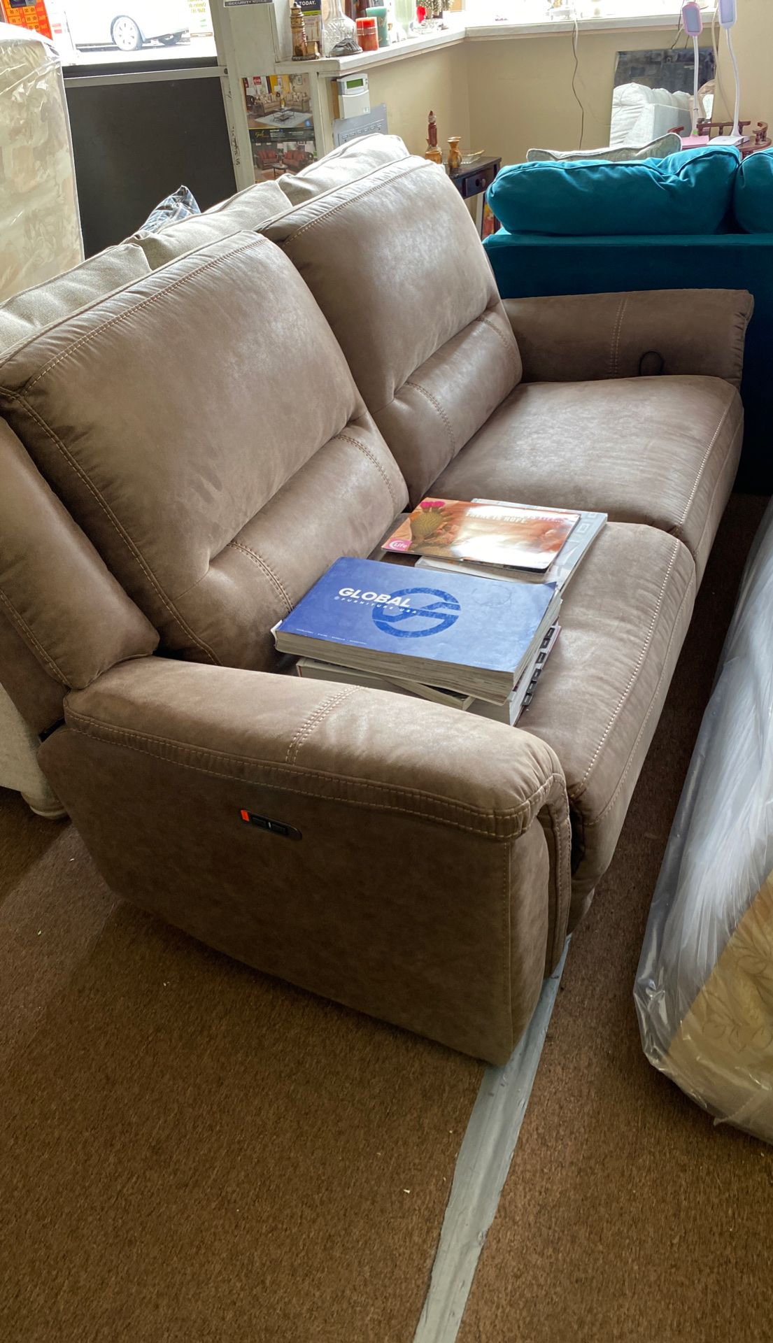 Power Recliner Sofa New