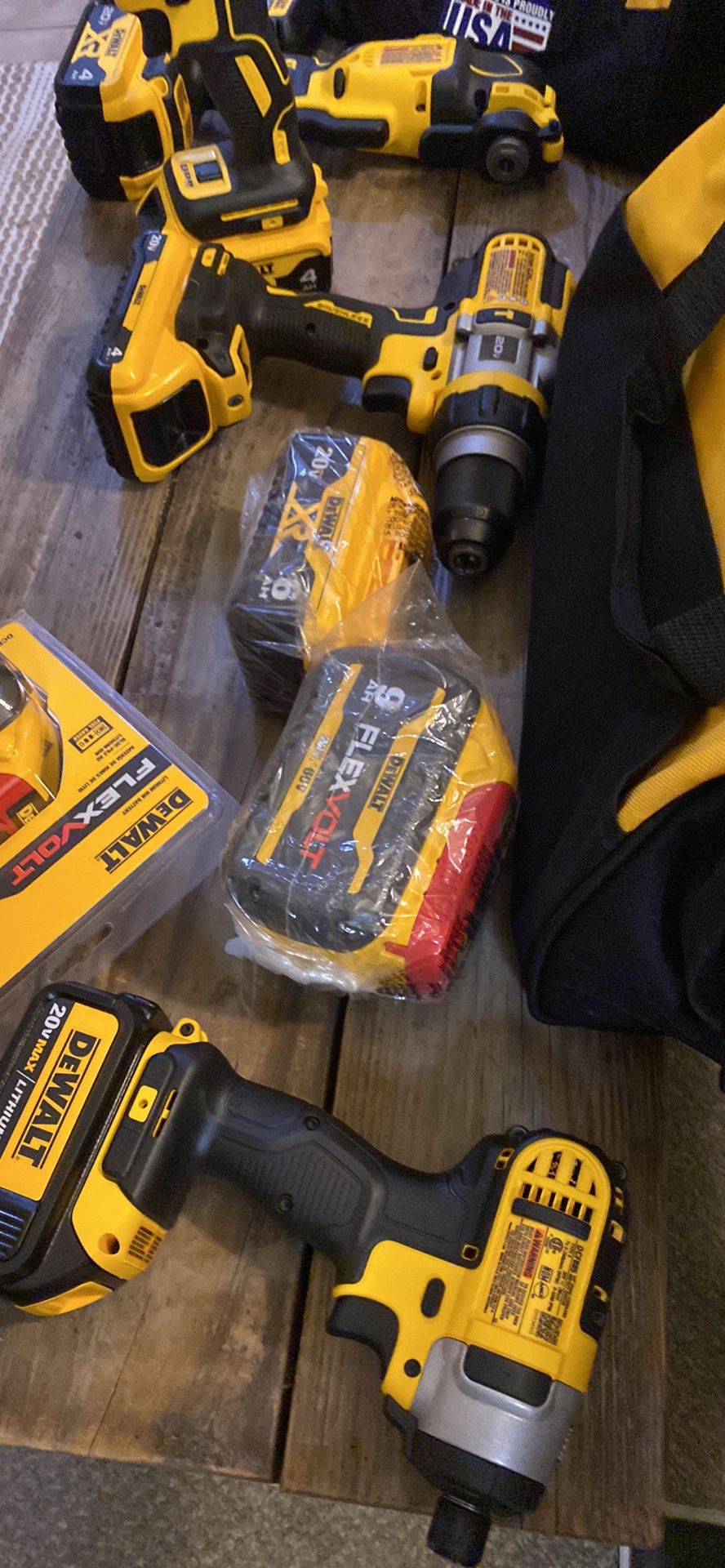 New tools, in good condition. Prices vary, ranging from $129 to $340. There is a one month warranty , the money is not returned, only credit for wh