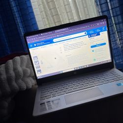 Barely Used White Hp Laptop