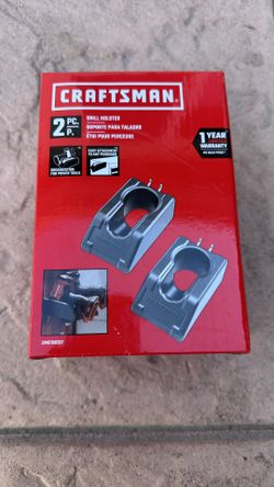  Craftsman 2PC Drill Holster For Organizing Power Tools CMST98257 NEW