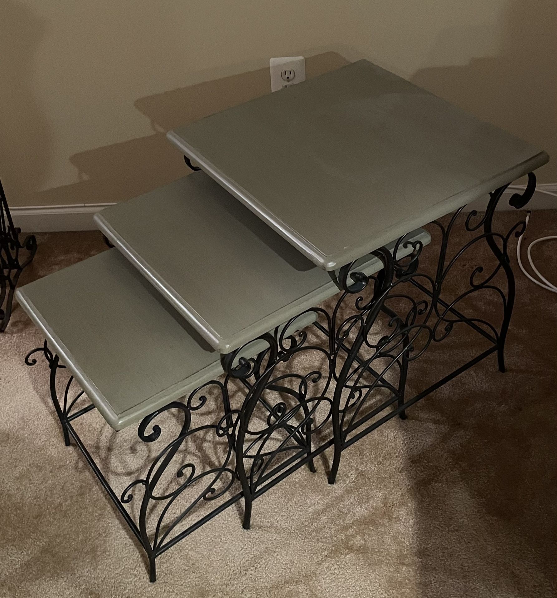 Gray Nesting Tables 