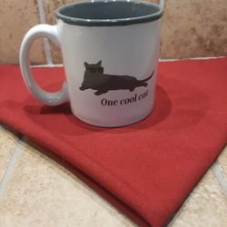 One Cool Cat Coffee Cup 
