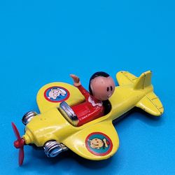 Corgi Olive Oyl In Aeroplane 1980s Vintage Collectible
