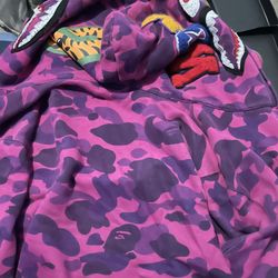 Pink Bape Hoodie