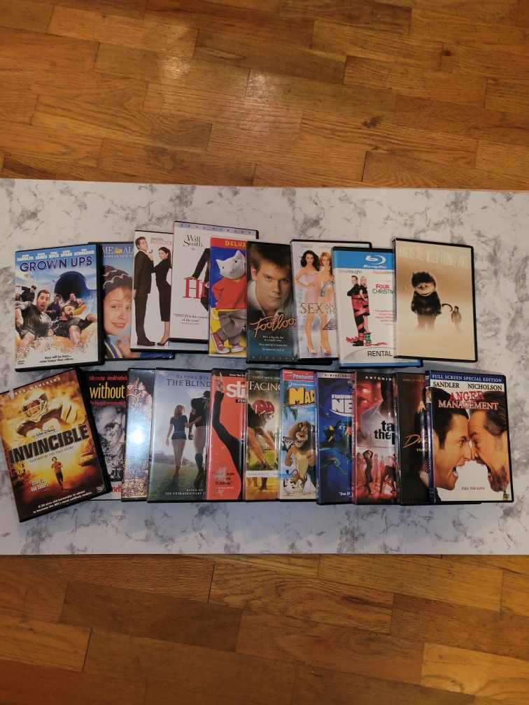 20 DVD's