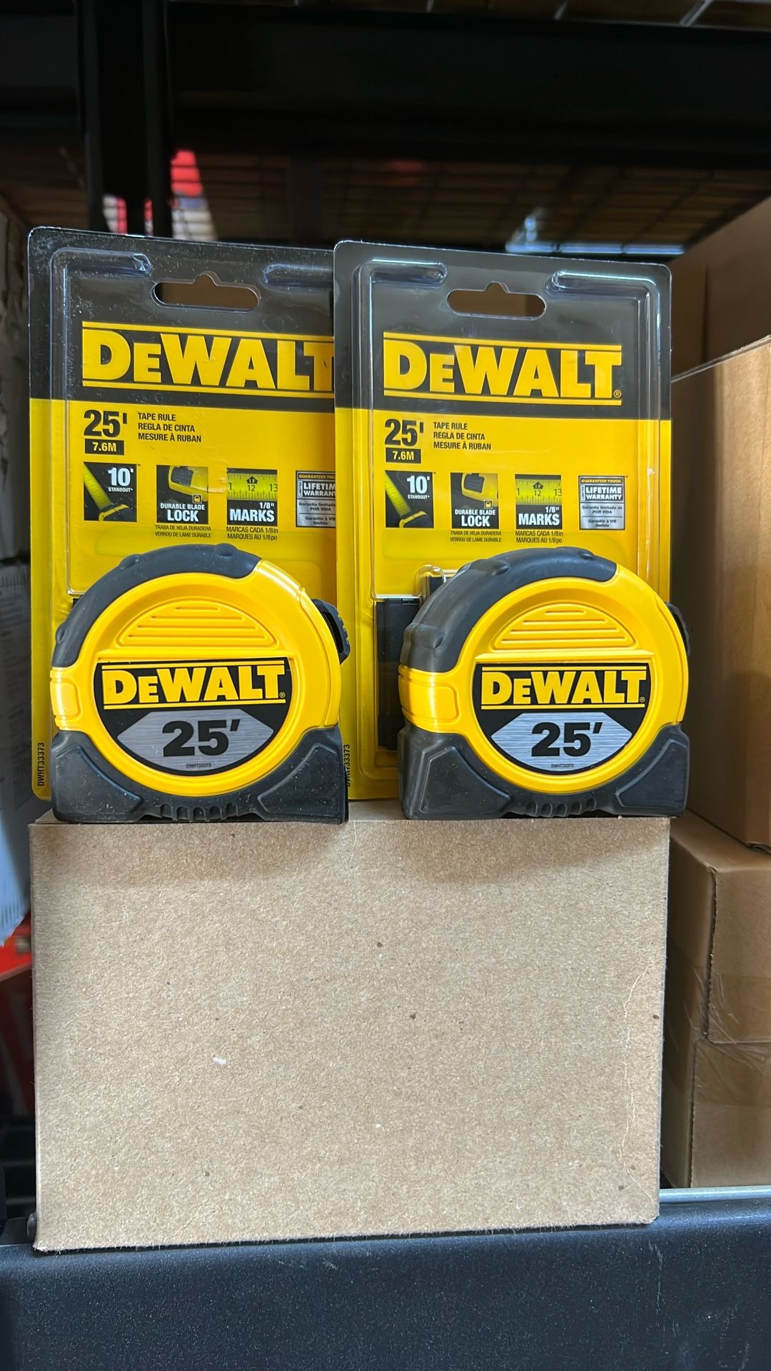 Dewalt 25’ Ft Tape Measure 2pack