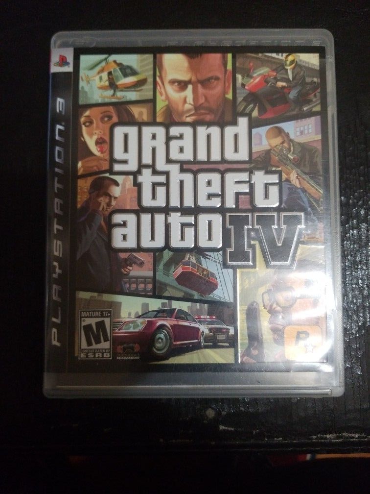 Grand Theft Auto IV PS3 Video Game