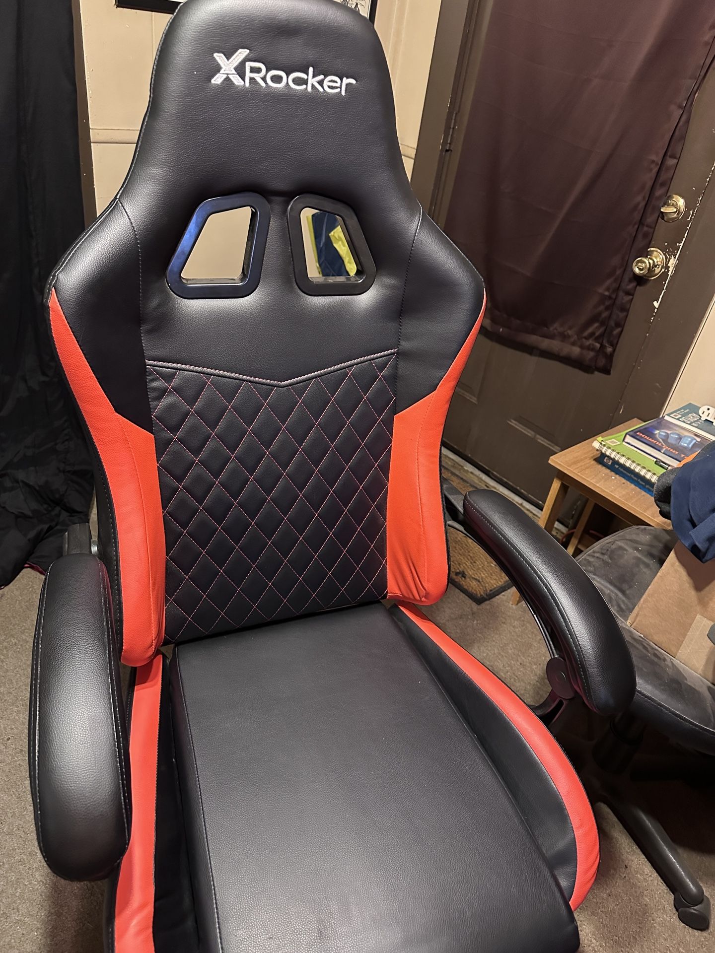 Gaming Chair Red And Black X Rocker