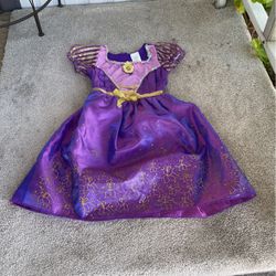 Girl Dress Costume Sz. 4-6. Years. Rapunzel. Disney Store 