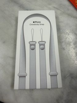 Authentic Light Gray Apple iPhone Crossbody Strap